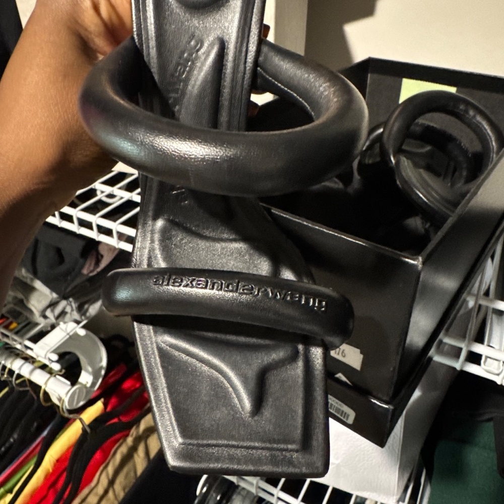 Alexander Wang  Black sandal 37.5 - Picture 5 of 5